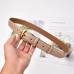 Cinto Feminino com Fivela Dourada Elegante e Ajustável para Calça Jeans e Vestido Loja Ella Feme