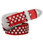 Cinto Feminino Country com Strass Estilo Western com Fivela Prata e Pedrarias Brilhantes Loja Ella Feme