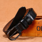 Cinto Feminino com Fivela Preta Estilo Vintage e Elegante para Look Casual ou Social