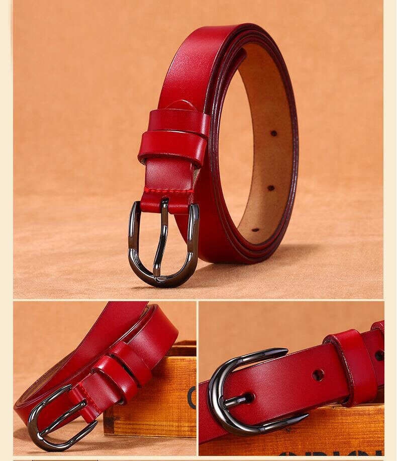 Cinto Feminino com Fivela Preta Estilo Vintage e Elegante para Look Casual ou Social