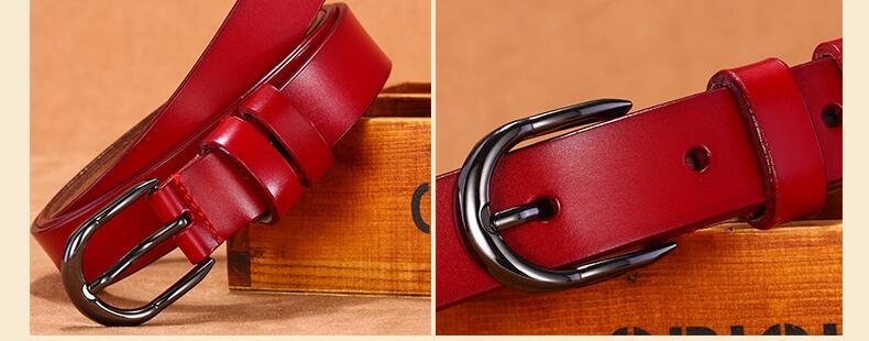 Cinto Feminino com Fivela Preta Estilo Vintage e Elegante para Look Casual ou Social