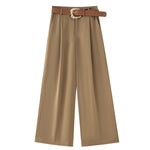 CALÇA PANTALONA MALU COM CINTO Loja Ella Feme