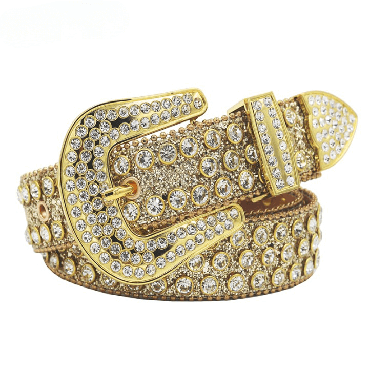 Cinto Feminino com Strass Estilo Sertanejo Luxo Brilhante para Shows e Festas Loja Ella Feme