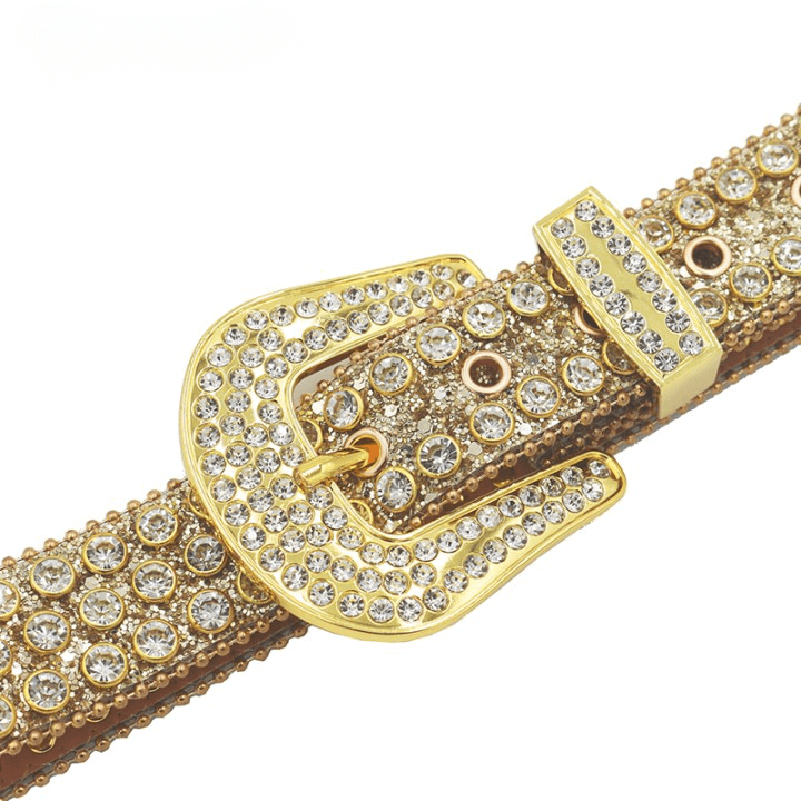 Cinto Feminino com Strass Estilo Sertanejo Luxo Brilhante para Shows e Festas Loja Ella Feme