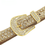 Cinto Feminino com Strass Estilo Sertanejo Luxo Brilhante para Shows e Festas Loja Ella Feme