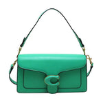 Bolsa Feminina Transversal Estilo Elegante e Casual Fecho com Fivela C Loja Ella Feme