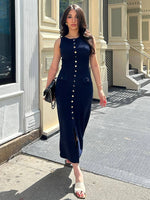 VESTIDO TRICÔ MAYLLEN Loja Ella Feme