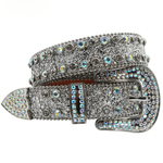 Cinto Feminino Preto com Strass Brilhante Estilo Country Glam para Shows Baladas e Looks Fashion Loja Ella Feme