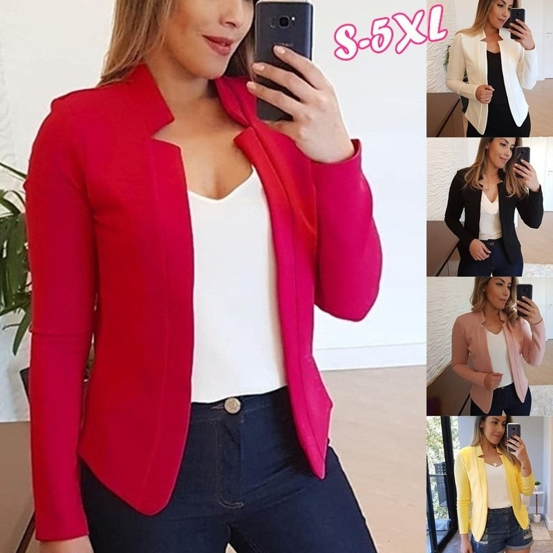 Blazer Basic Kaiany Loja Ella Feme