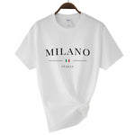T-SHIRT Luxury Estampada Milano Itália