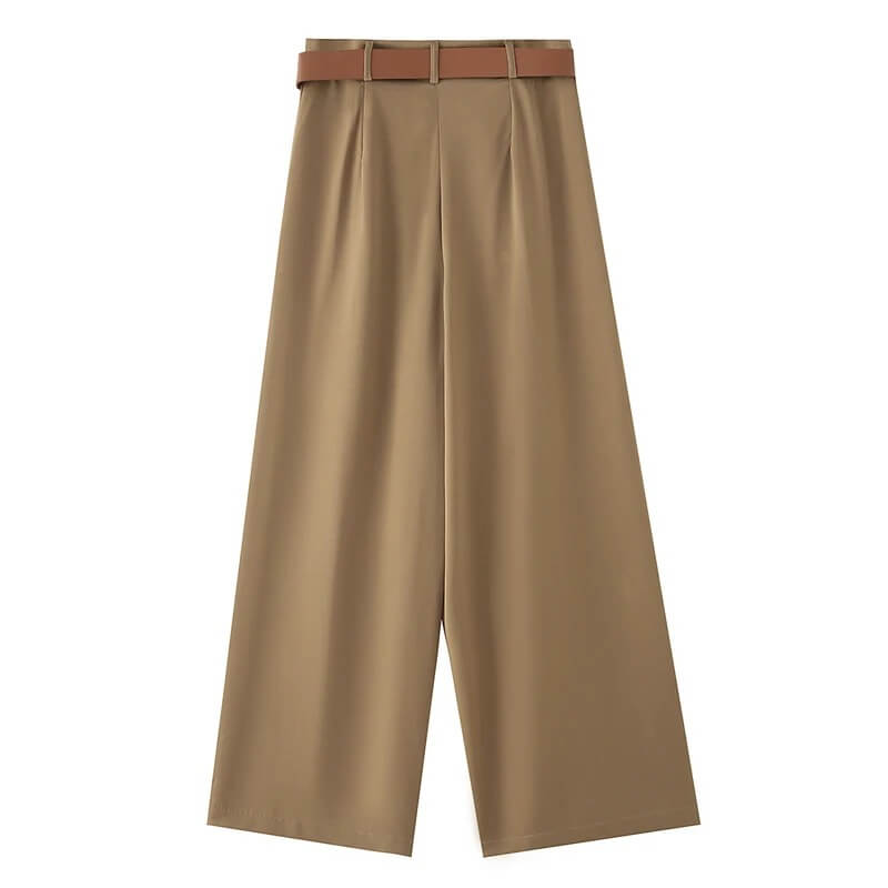 CALÇA PANTALONA MALU COM CINTO Loja Ella Feme