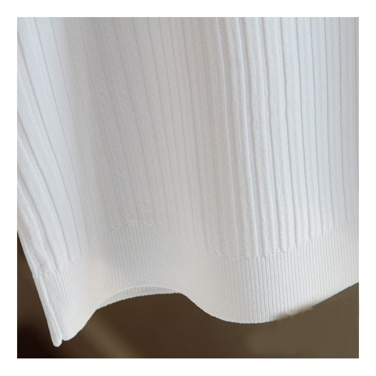 Blusa Regata Canelada Feminina Básica em Malha Sem Manga Confortável e Estilosa