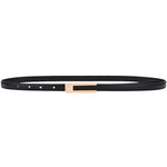 Cinto Feminino Elegante com Fivela H Dourada Cinto Ajustável Moda Luxo